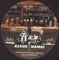 Beer coaster vilniaus-alus-11-zadek