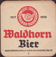 Beer coaster waldhorn-brauereie-hagen-1-oboje-small