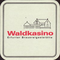 Beer coaster waldkasino-erfurter-brauereigaststatte-3-small