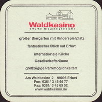 Beer coaster waldkasino-erfurter-brauereigaststatte-3-zadek-small
