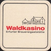 Beer coaster waldkasino-erfurter-brauereigaststatte-5