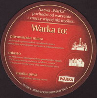 Beer coaster warka-21-zadek-small