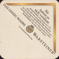 Beer coaster warsteiner-106-zadek