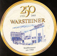 Beer coaster warsteiner-11-zadek