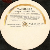 Beer coaster warsteiner-120-zadek