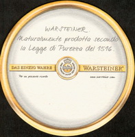 Beer coaster warsteiner-122-zadek