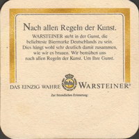 Beer coaster warsteiner-127-zadek