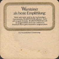 Beer coaster warsteiner-131-zadek-small