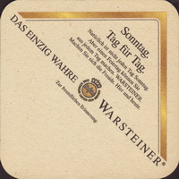 Beer coaster warsteiner-137-zadek