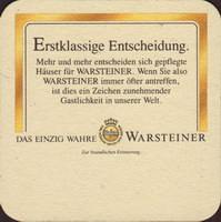 Beer coaster warsteiner-139-zadek