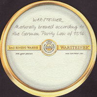 Beer coaster warsteiner-143-zadek