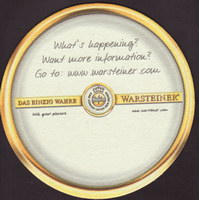 Beer coaster warsteiner-144-zadek