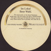 Beer coaster warsteiner-147-zadek