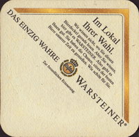 Beer coaster warsteiner-152-zadek