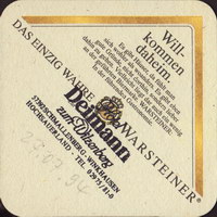 Beer coaster warsteiner-155-zadek-small