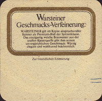Beer coaster warsteiner-156-zadek