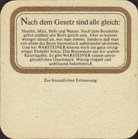 Beer coaster warsteiner-161-zadek