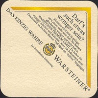 Beer coaster warsteiner-17-zadek