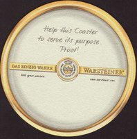 Beer coaster warsteiner-174-zadek