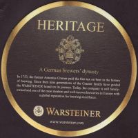 Beer coaster warsteiner-199-zadek