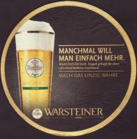 Beer coaster warsteiner-208-zadek
