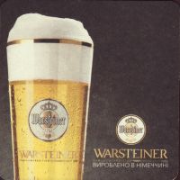 Beer coaster warsteiner-210-zadek