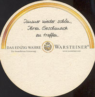 Beer coaster warsteiner-22-zadek