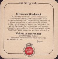 Beer coaster warsteiner-229-zadek