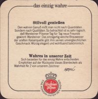 Beer coaster warsteiner-230-zadek