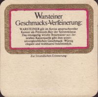 Beer coaster warsteiner-236-zadek