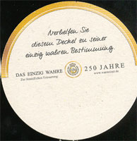 Beer coaster warsteiner-25-zadek