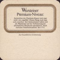 Beer coaster warsteiner-252-zadek