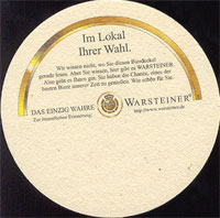 Beer coaster warsteiner-27-zadek