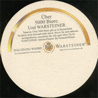 Beer coaster warsteiner-28-zadek