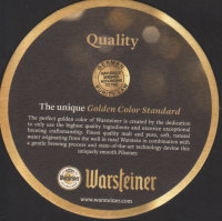 Beer coaster warsteiner-281-zadek