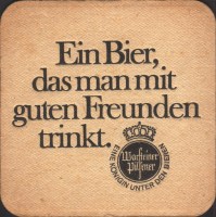 Beer coaster warsteiner-286-zadek