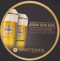 Beer coaster warsteiner-291-zadek