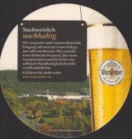 Beer coaster warsteiner-295-zadek