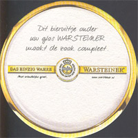 Beer coaster warsteiner-34-zadek