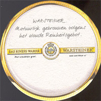 Beer coaster warsteiner-35-zadek