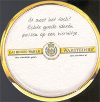 Beer coaster warsteiner-37-zadek