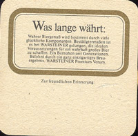 Beer coaster warsteiner-55-zadek