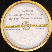 Beer coaster warsteiner-88-zadek