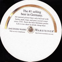 Beer coaster warsteiner-89-zadek