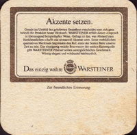 Beer coaster warsteiner-92-zadek