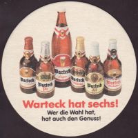 Beer coaster warteck-34