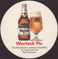 Beer coaster warteck-34-zadek