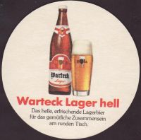 Beer coaster warteck-35-zadek
