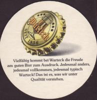 Beer coaster warteck-37-zadek