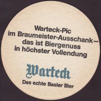 Beer coaster warteck-41-zadek